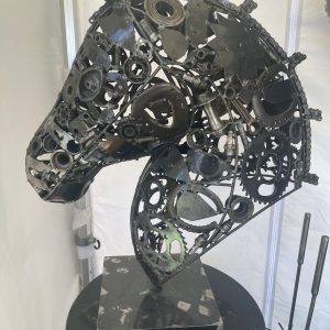Tête de Cheval en pièces mécaniques
